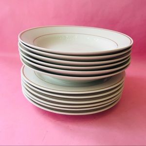 New vintage Gibson Housewares porcelain dishes